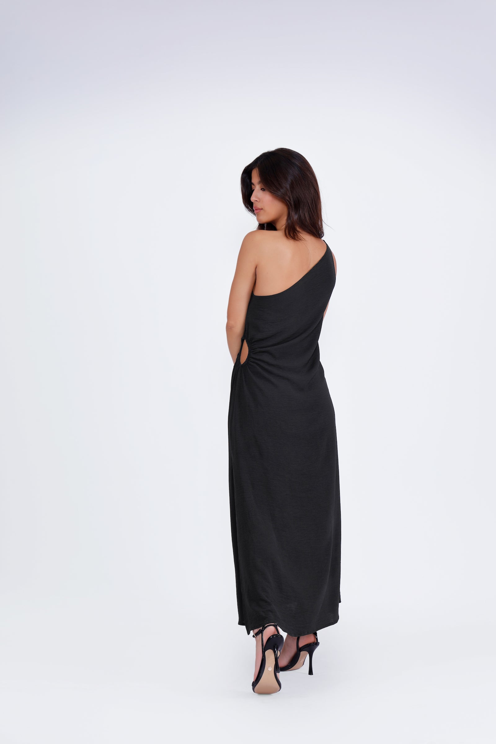 Alyssa Midi Dress - Black