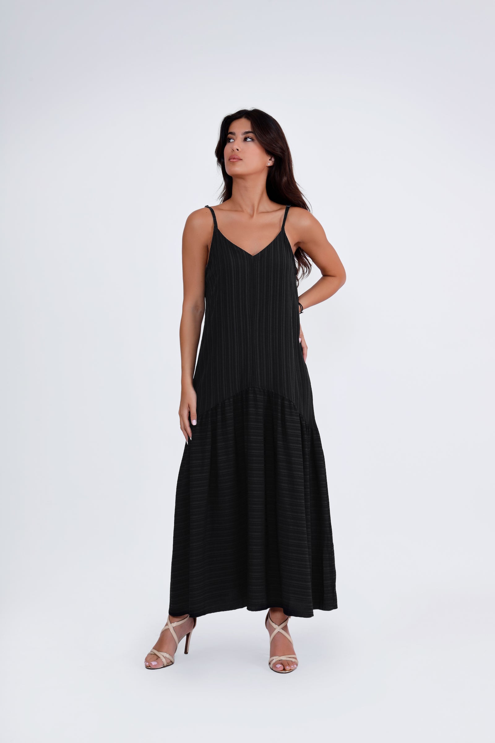 Elise Midi Dress - Black