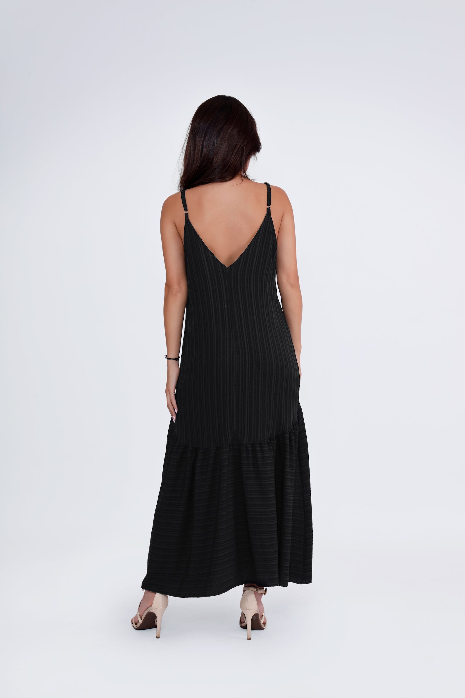 Elise Midi Dress - Black