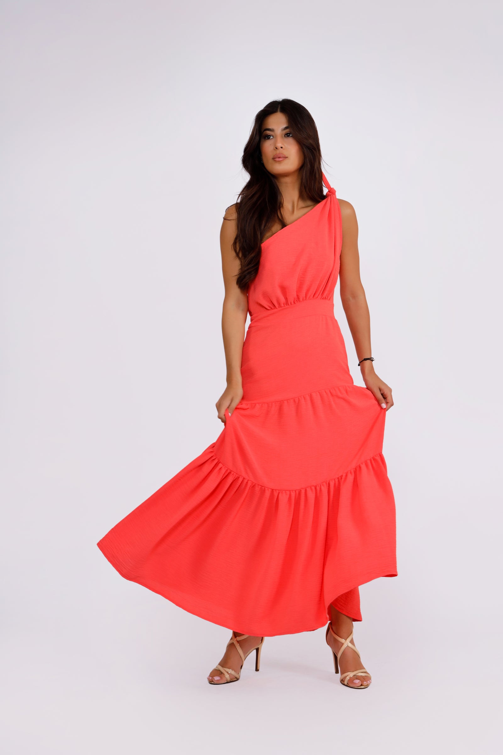 Emma Dress - Coral