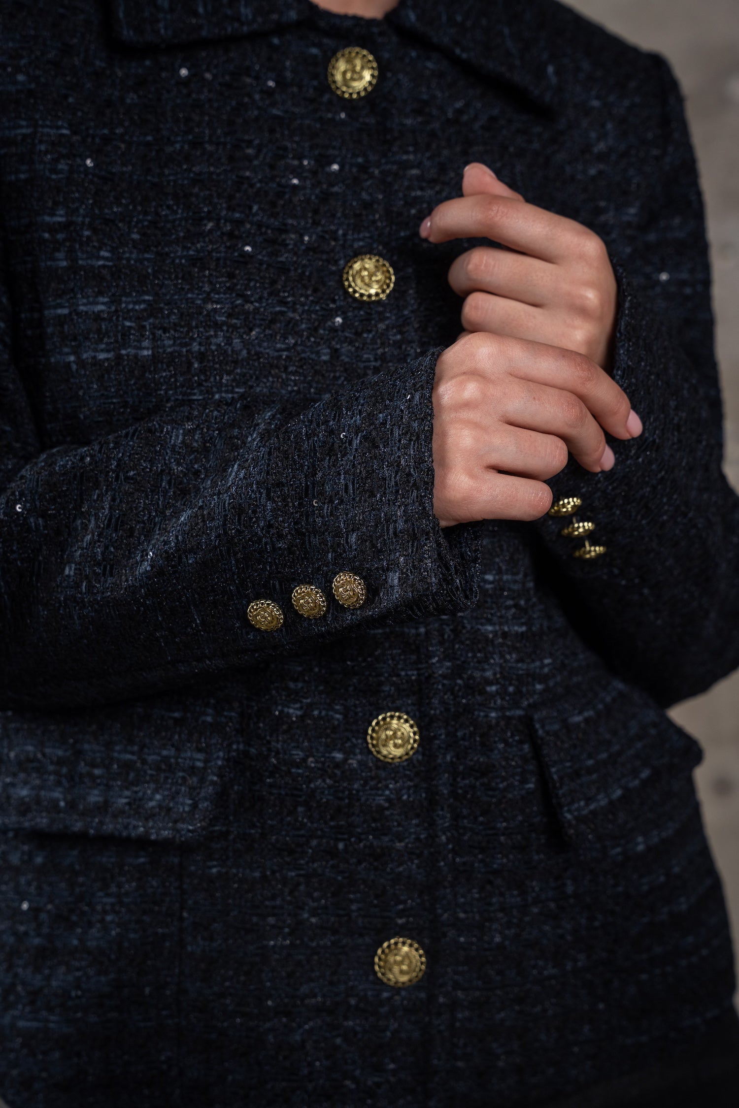 Cropped Tweed Jacket