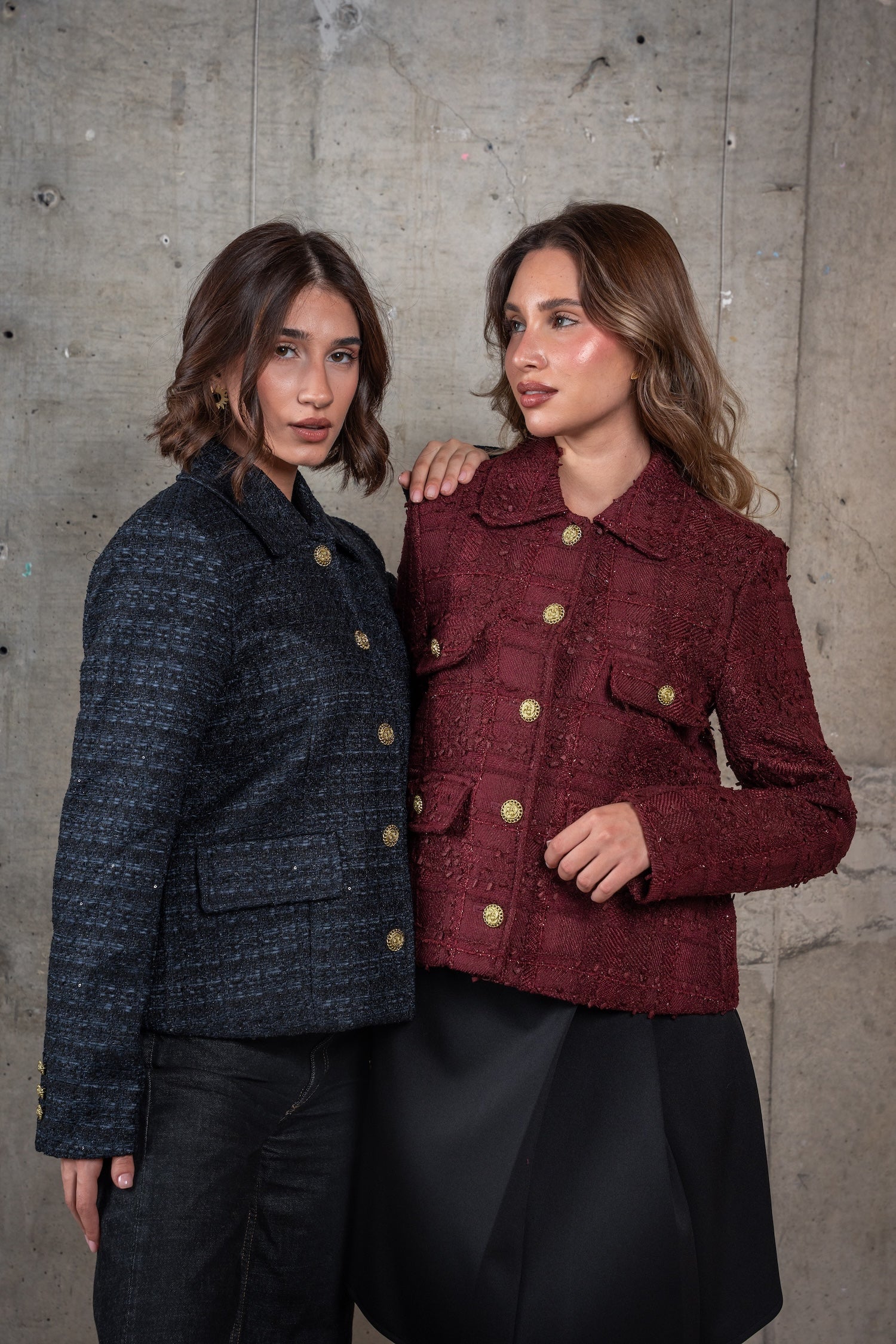 Cropped Tweed Jacket