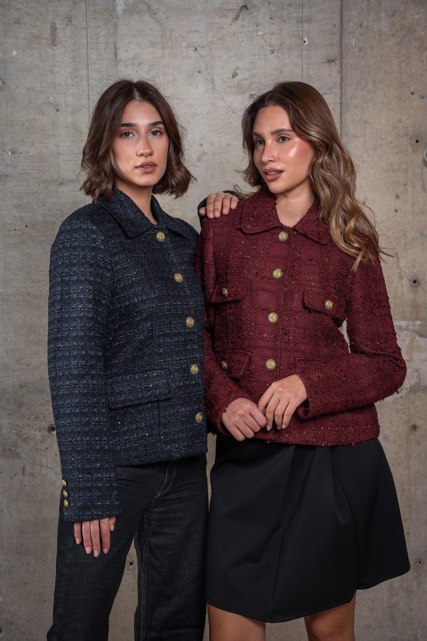 Cropped Tweed Jacket