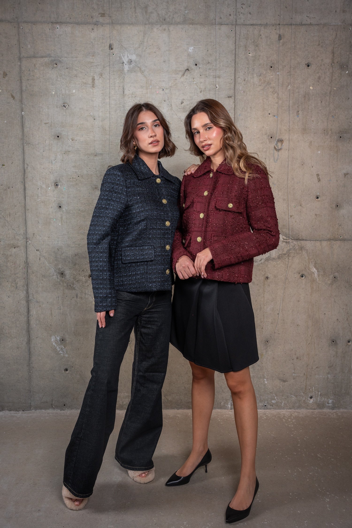 Cropped Tweed Jacket