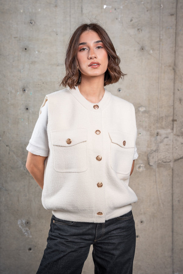 Agnes Sleeveless Vest