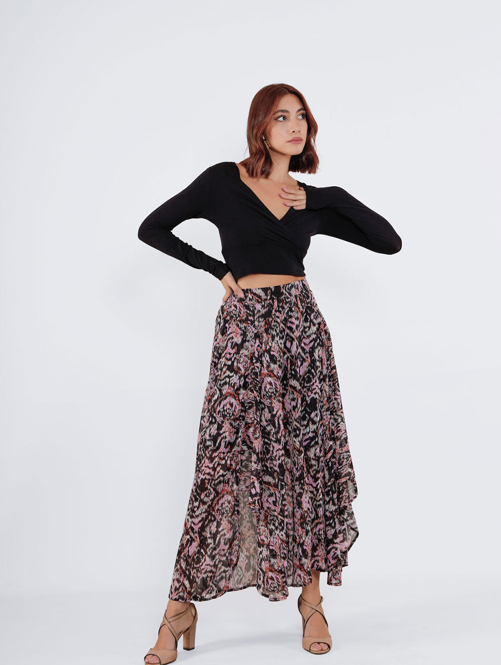 Lena Printed Skirt