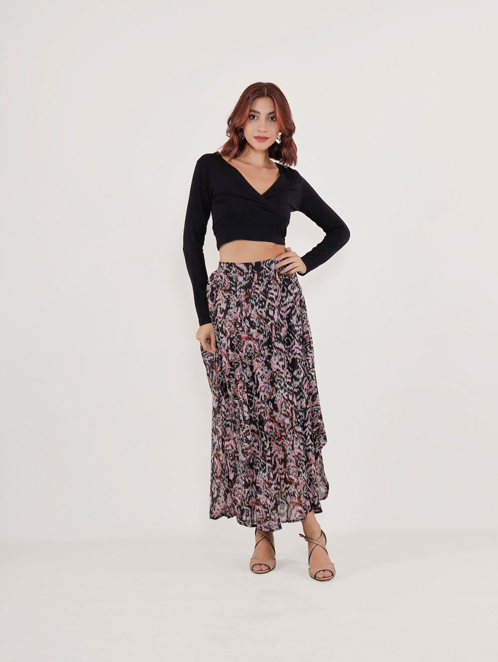 Lena Printed Skirt