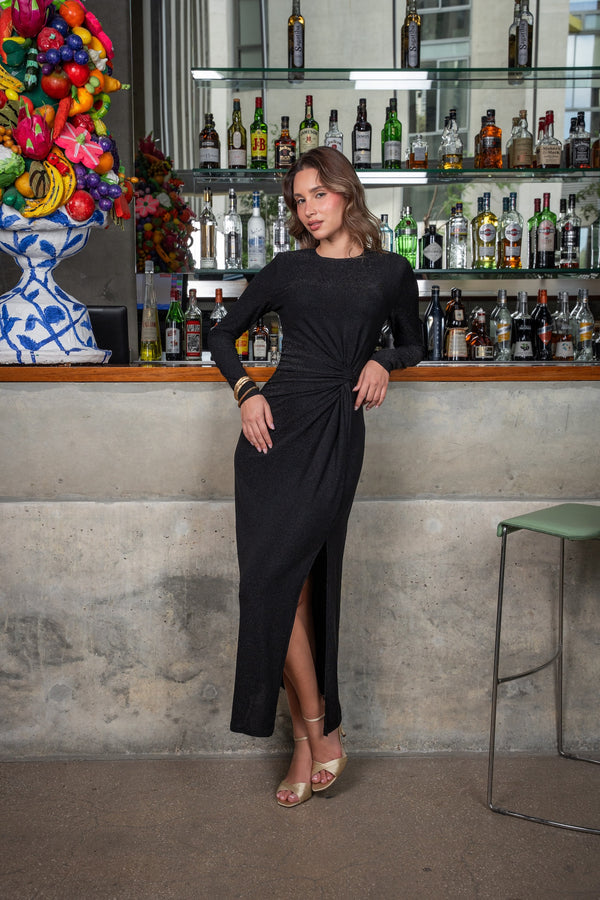 Tali Maxi Dress-Black