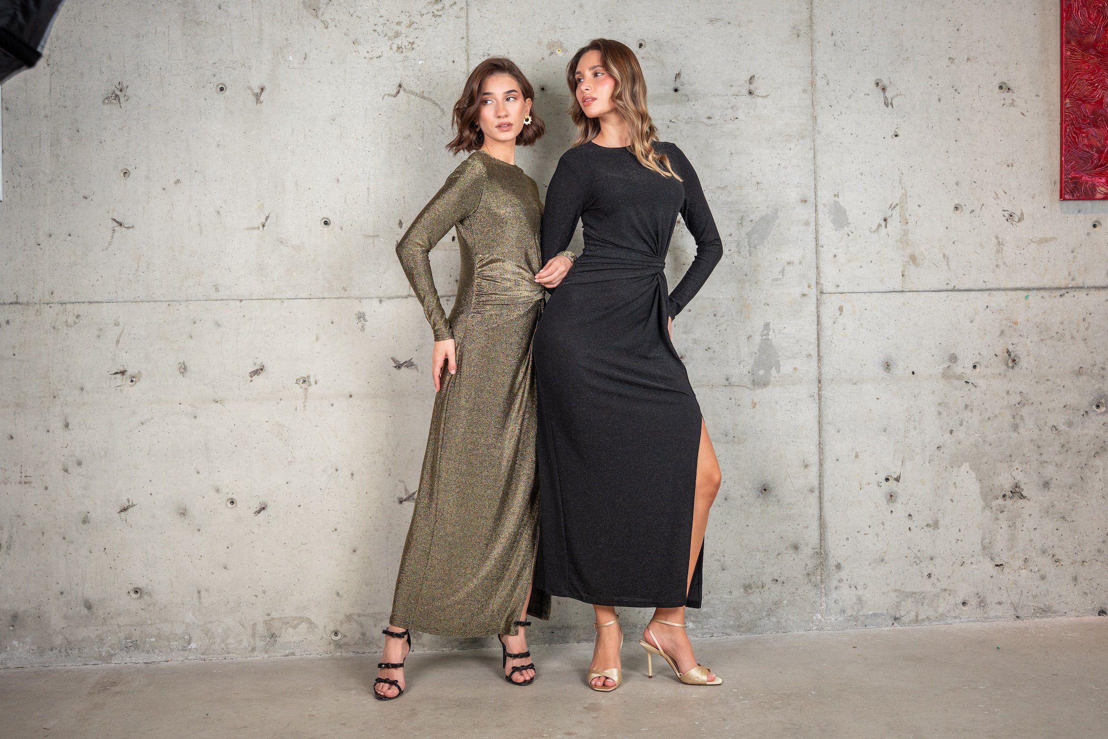 Tali Maxi Dress-Gold