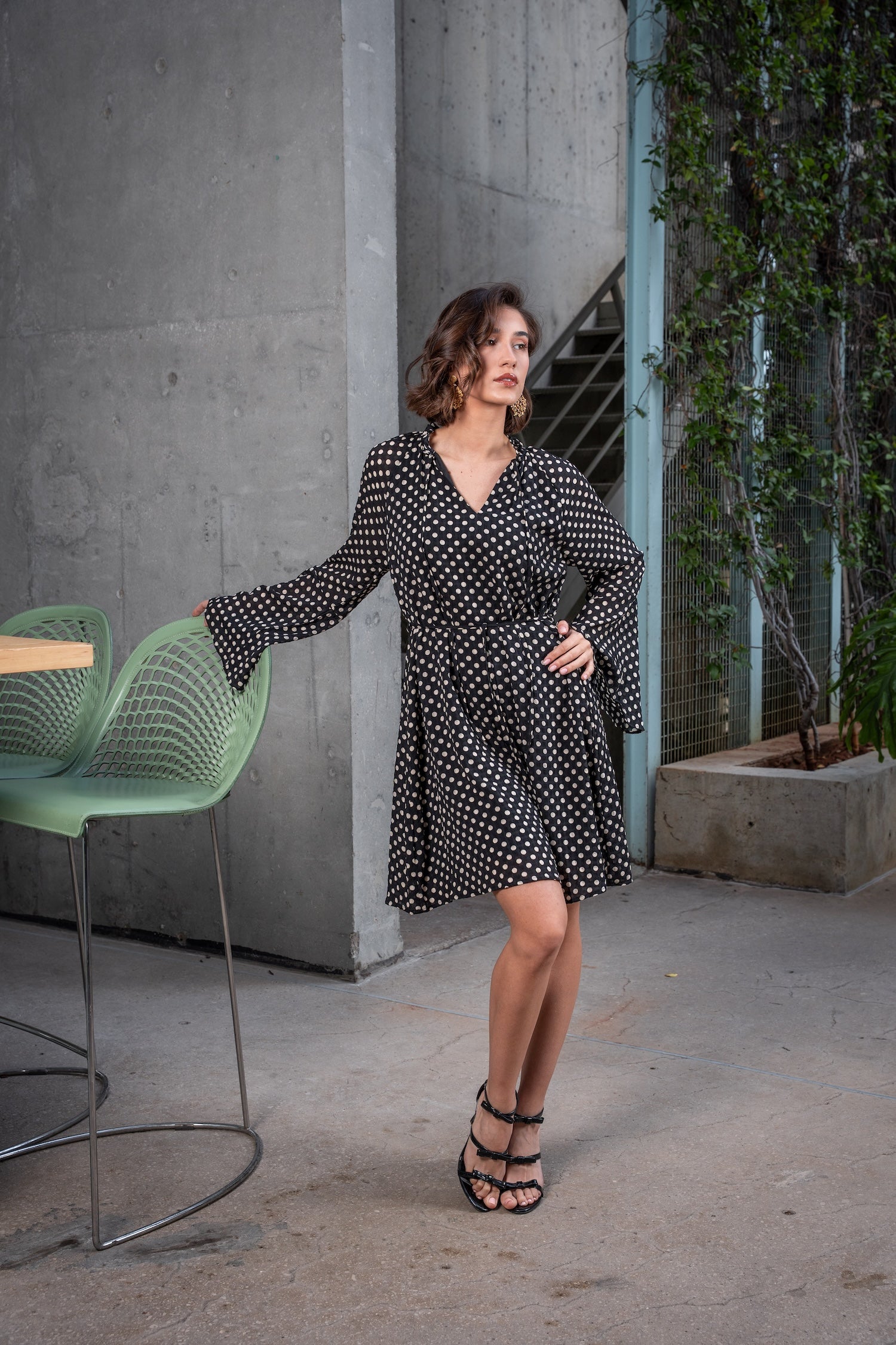 Anita Polka Dot Dress