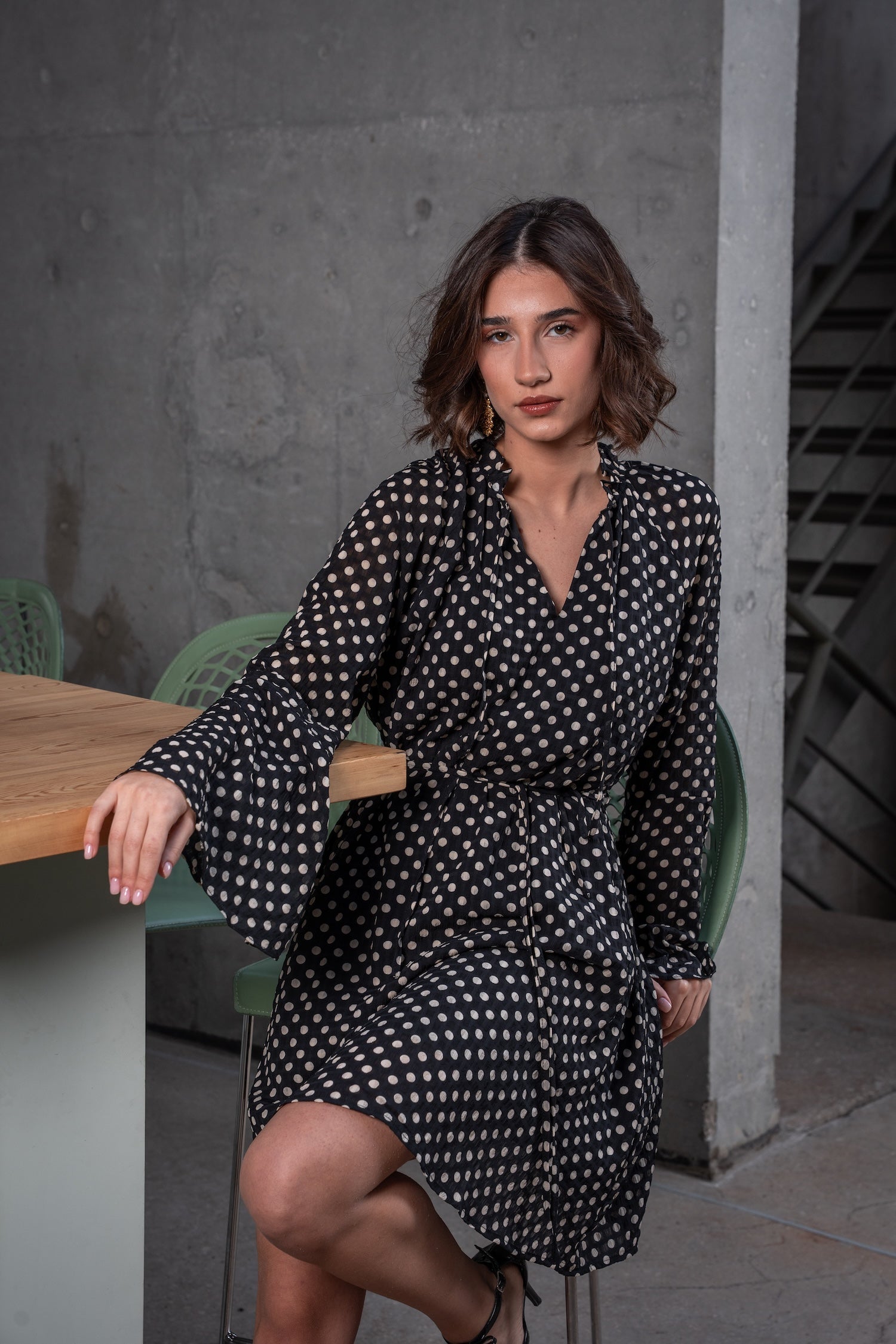 Anita Polka Dot Dress