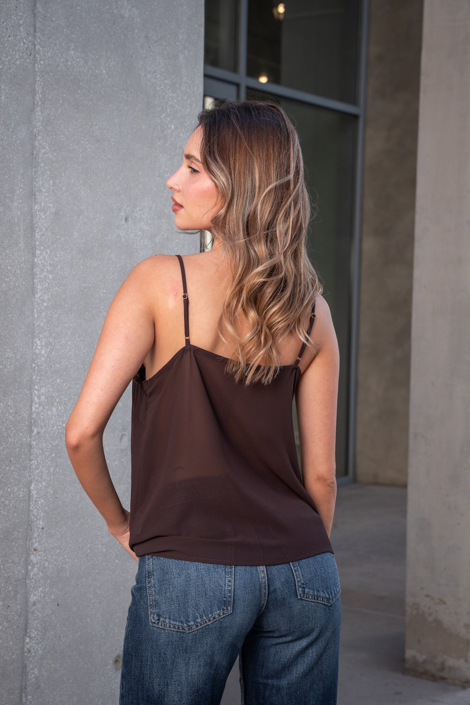 Camisole Top With Trim Detail