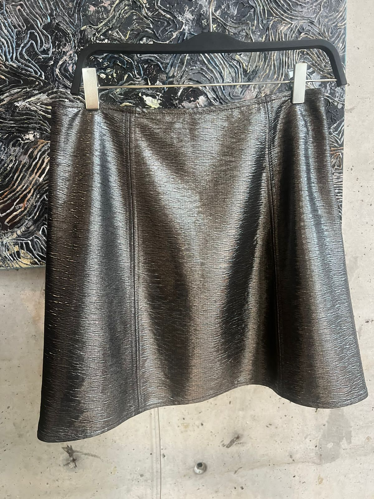 Short Silver Skirt