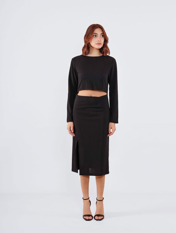 Sila Cut Out Midi Dress