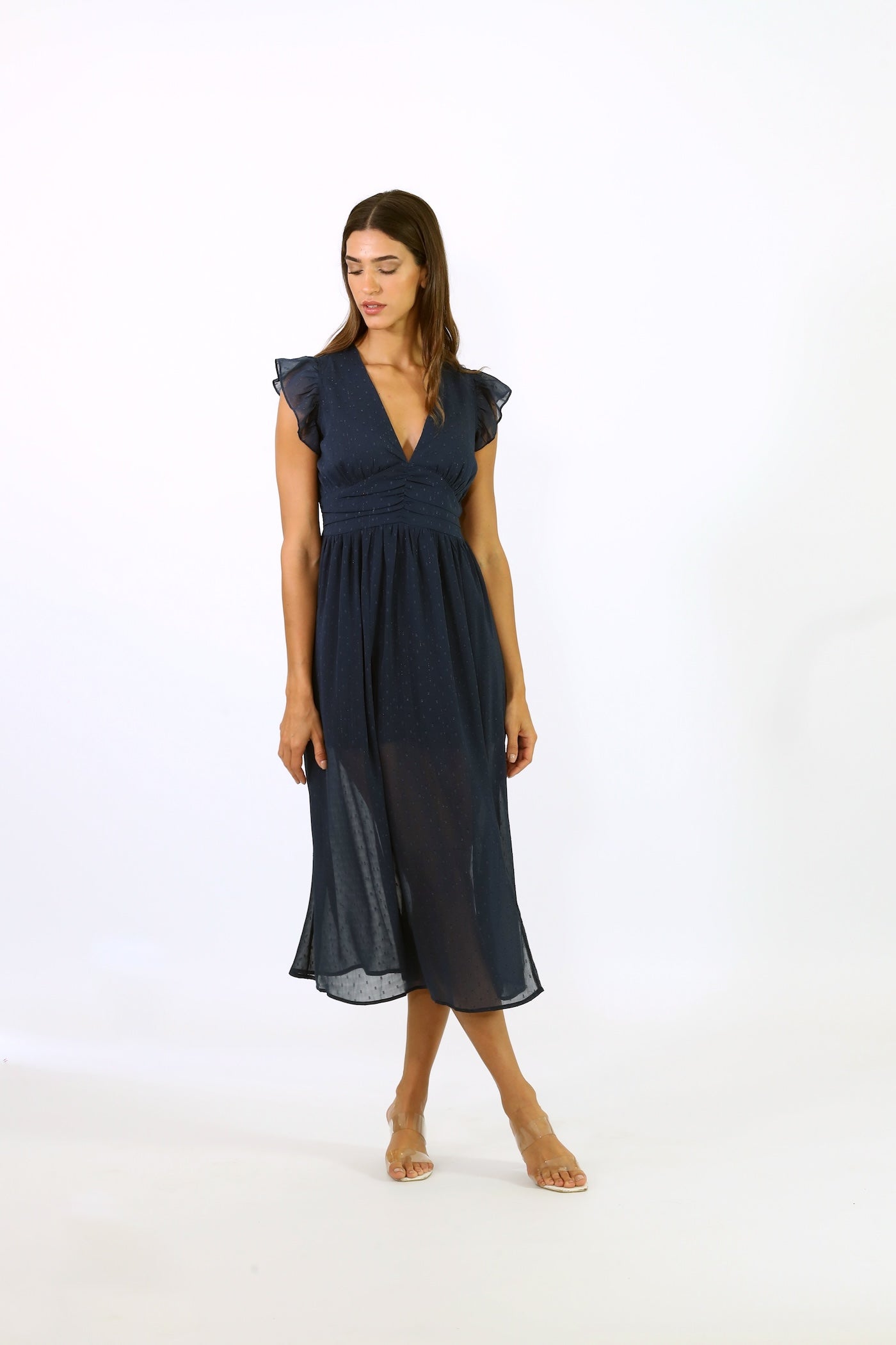 Della V-Neck Dress