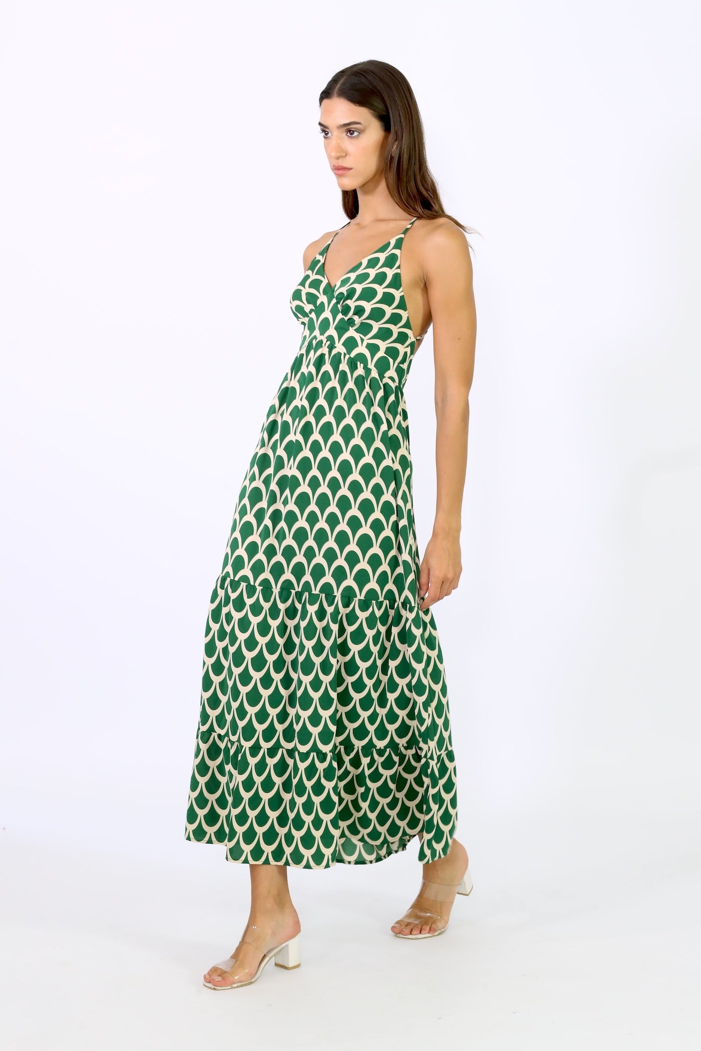 Lily Printed Midi Dress