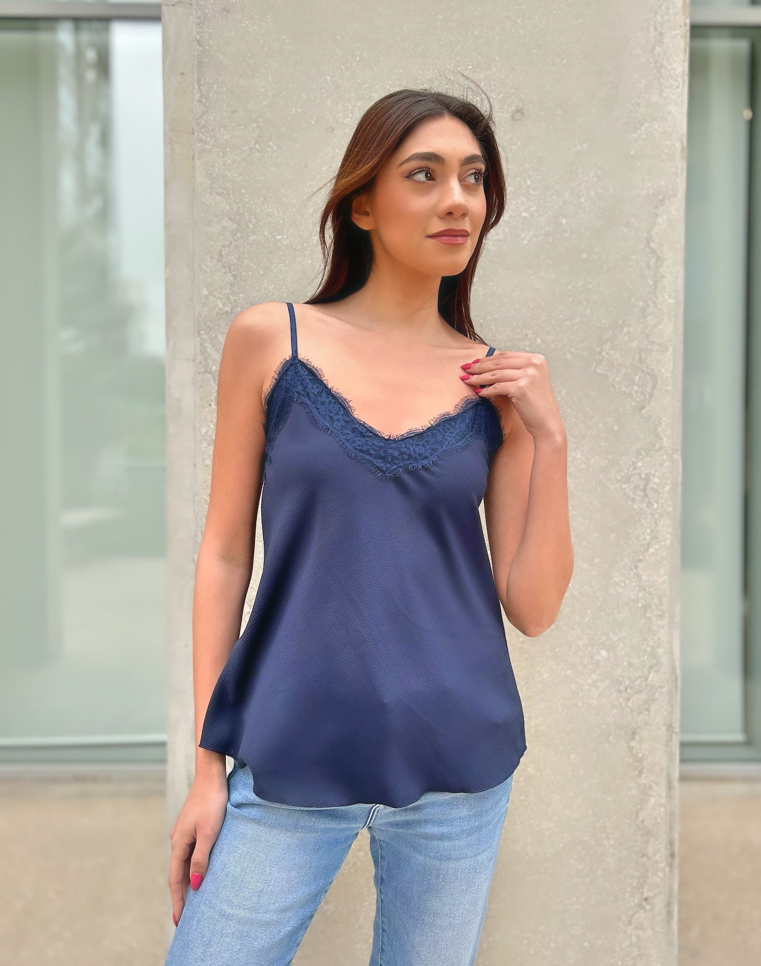 Camisole Top - Navy Blue