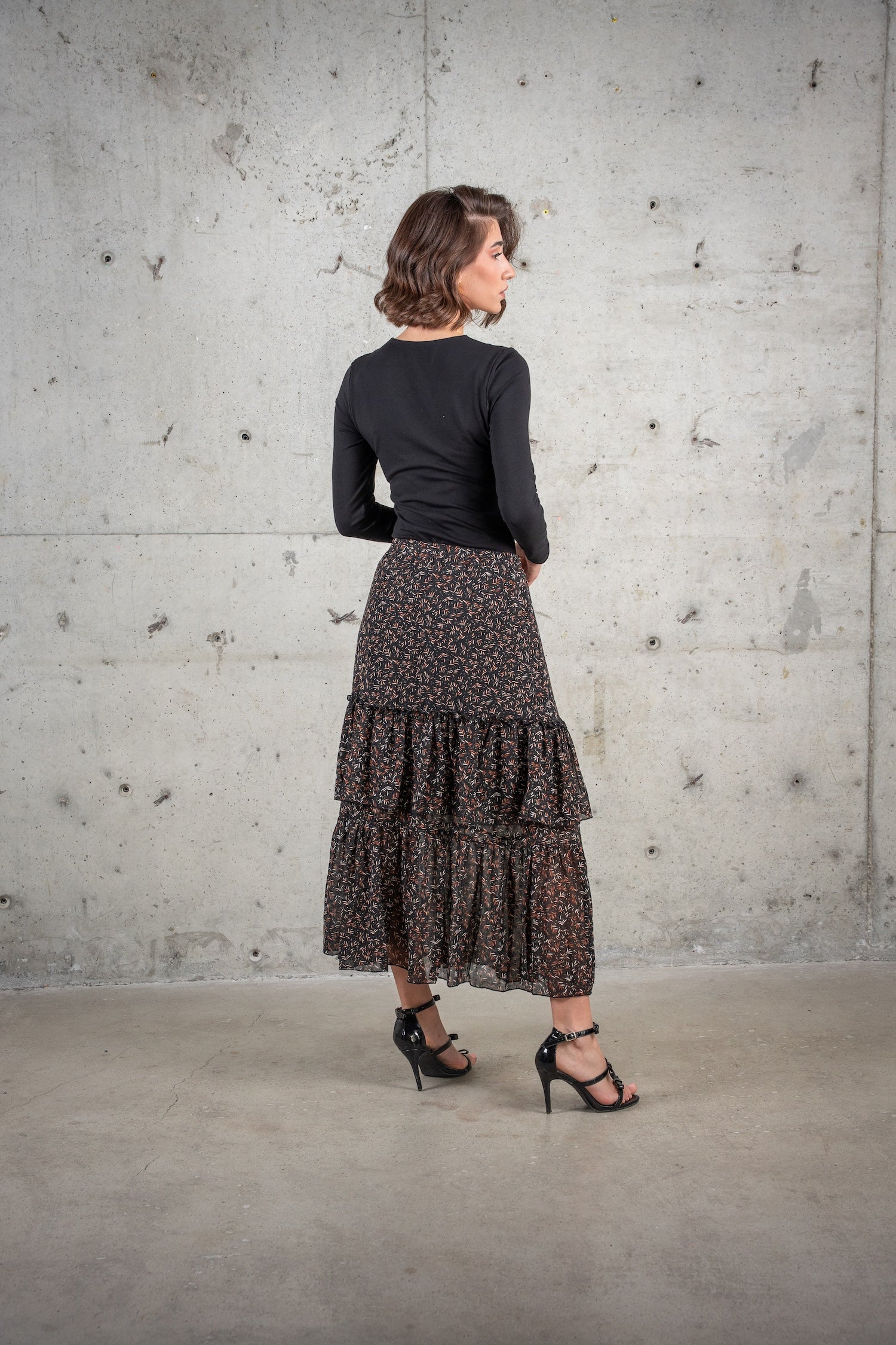 Ruth Midi Printed Skirt