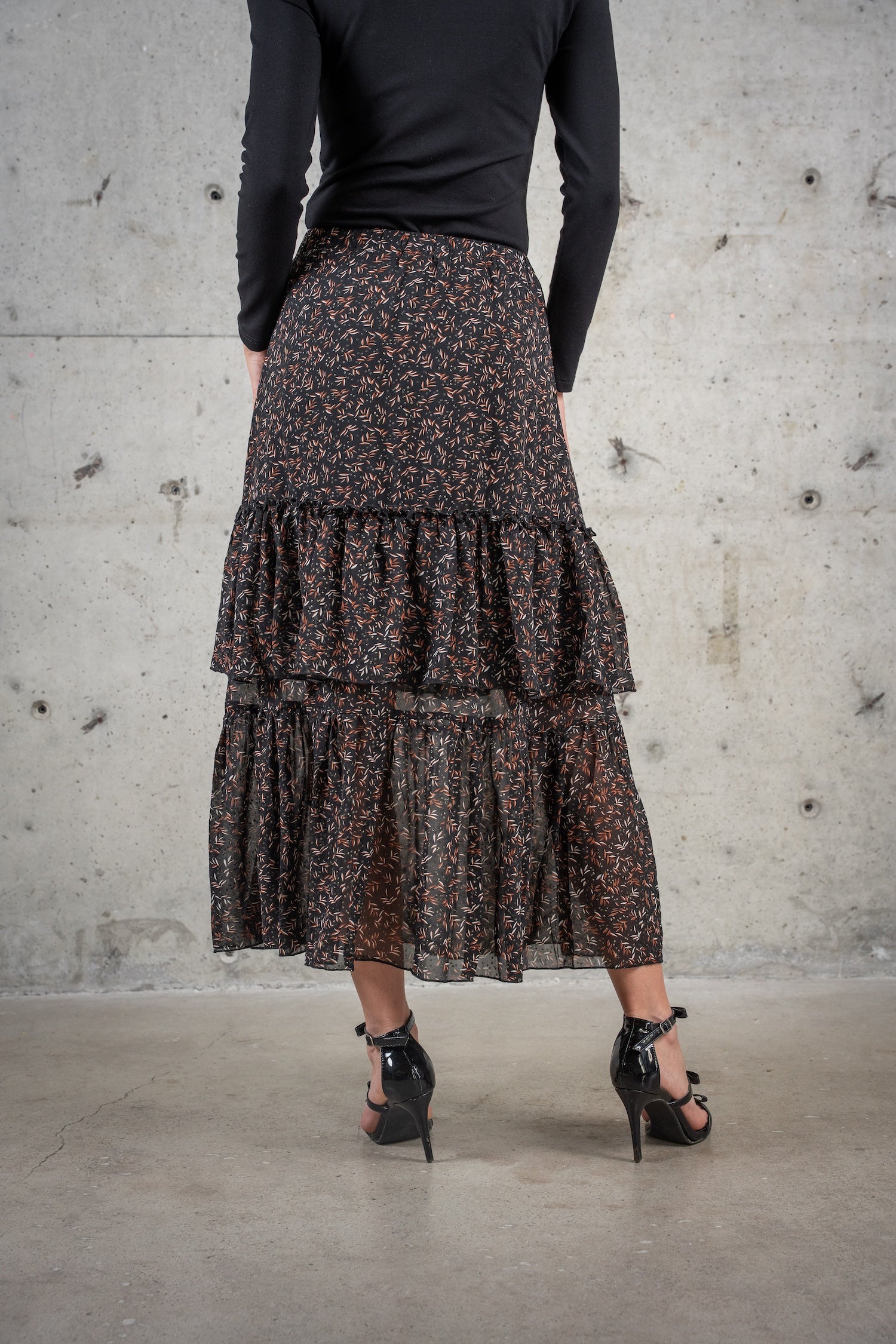 Ruth Midi Printed Skirt