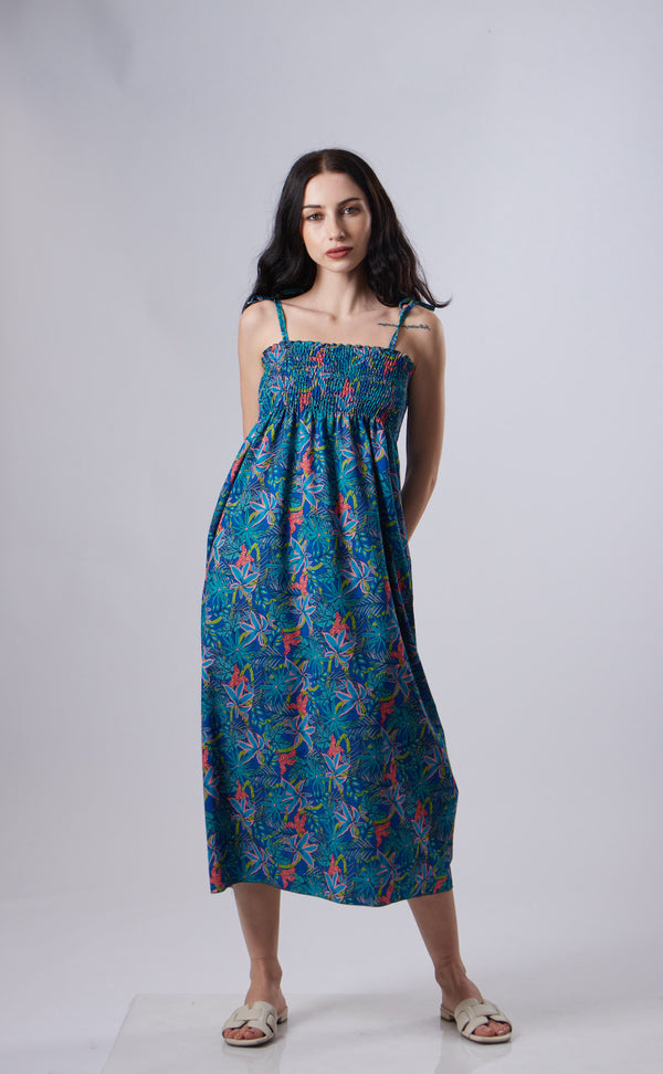 Azure Midi Dress