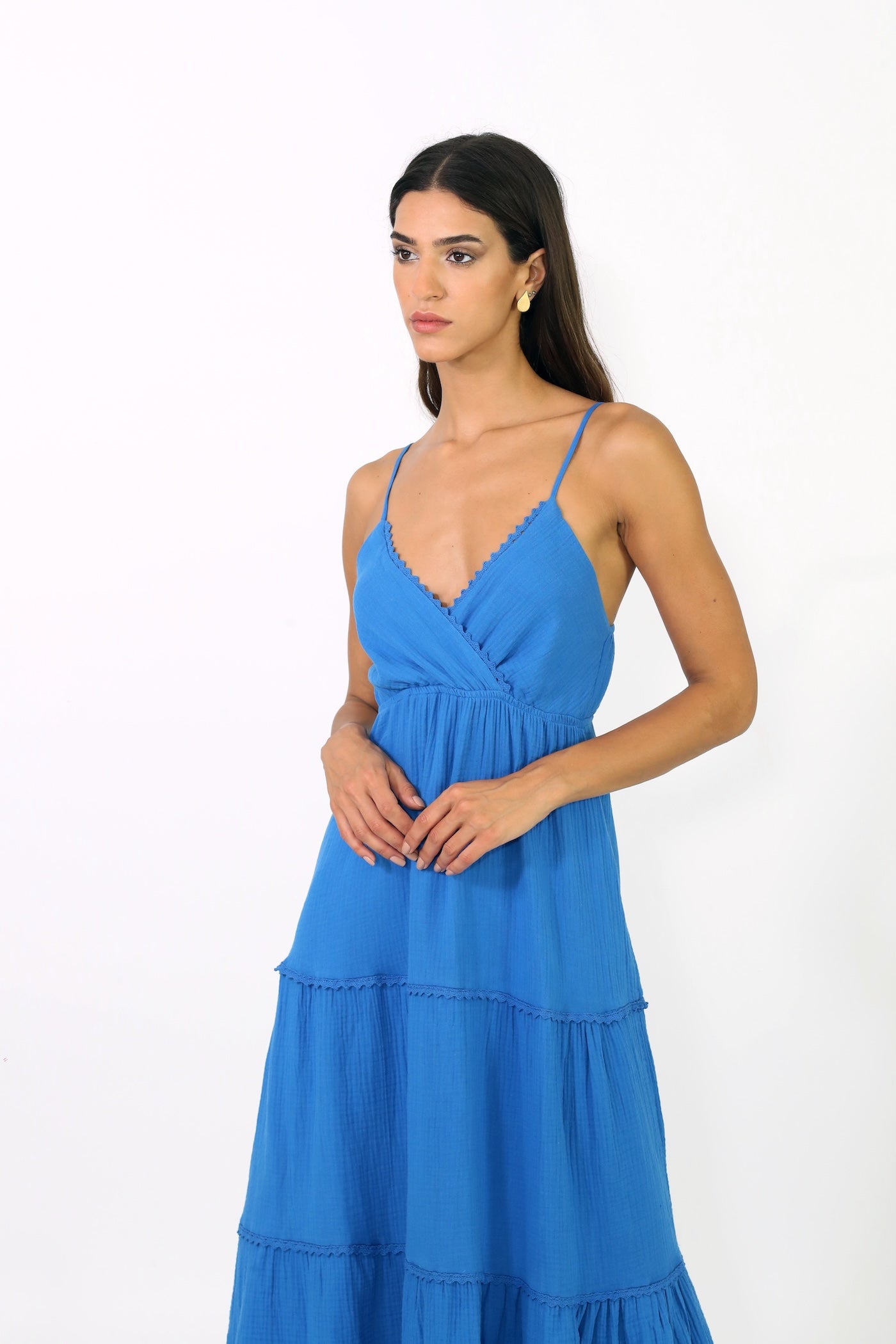 Camilla Midi Dress-Gypsy Blue