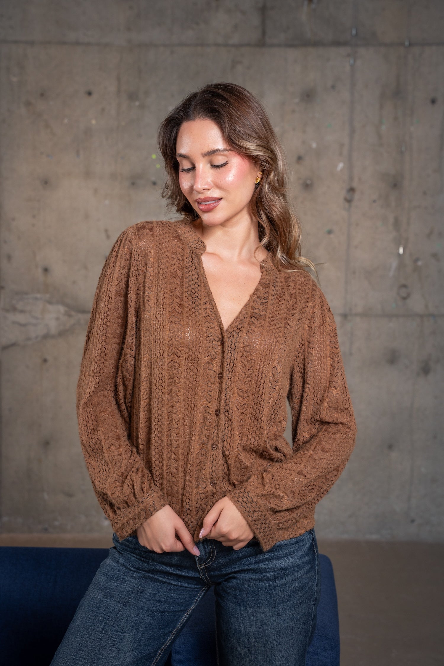 Crochet Knit Cardigan