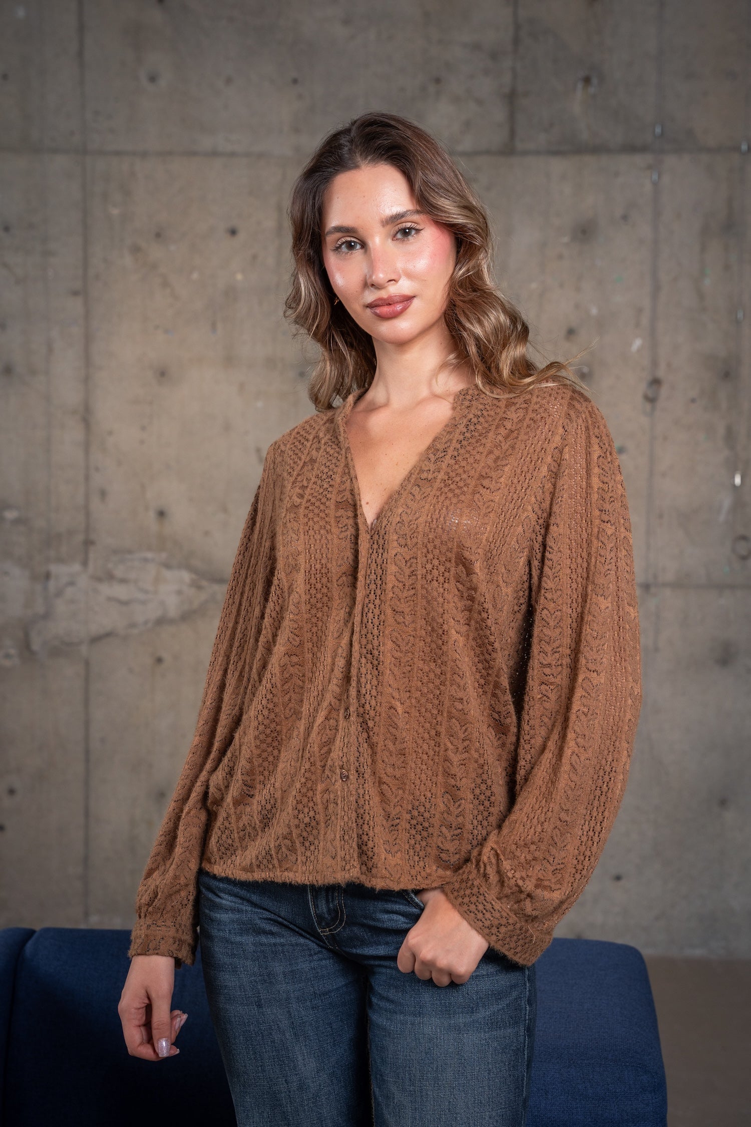 Crochet Knit Cardigan