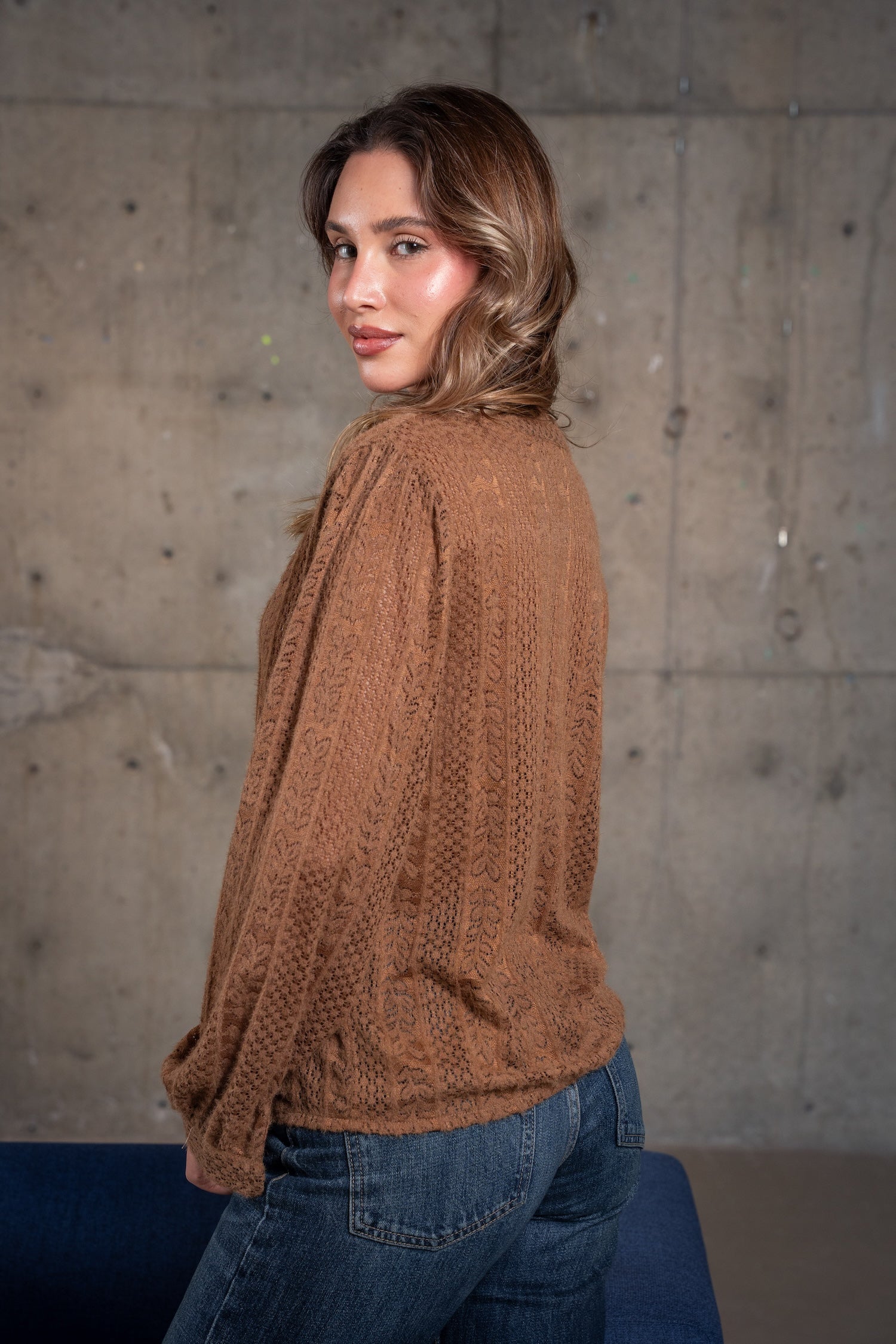 Crochet Knit Cardigan