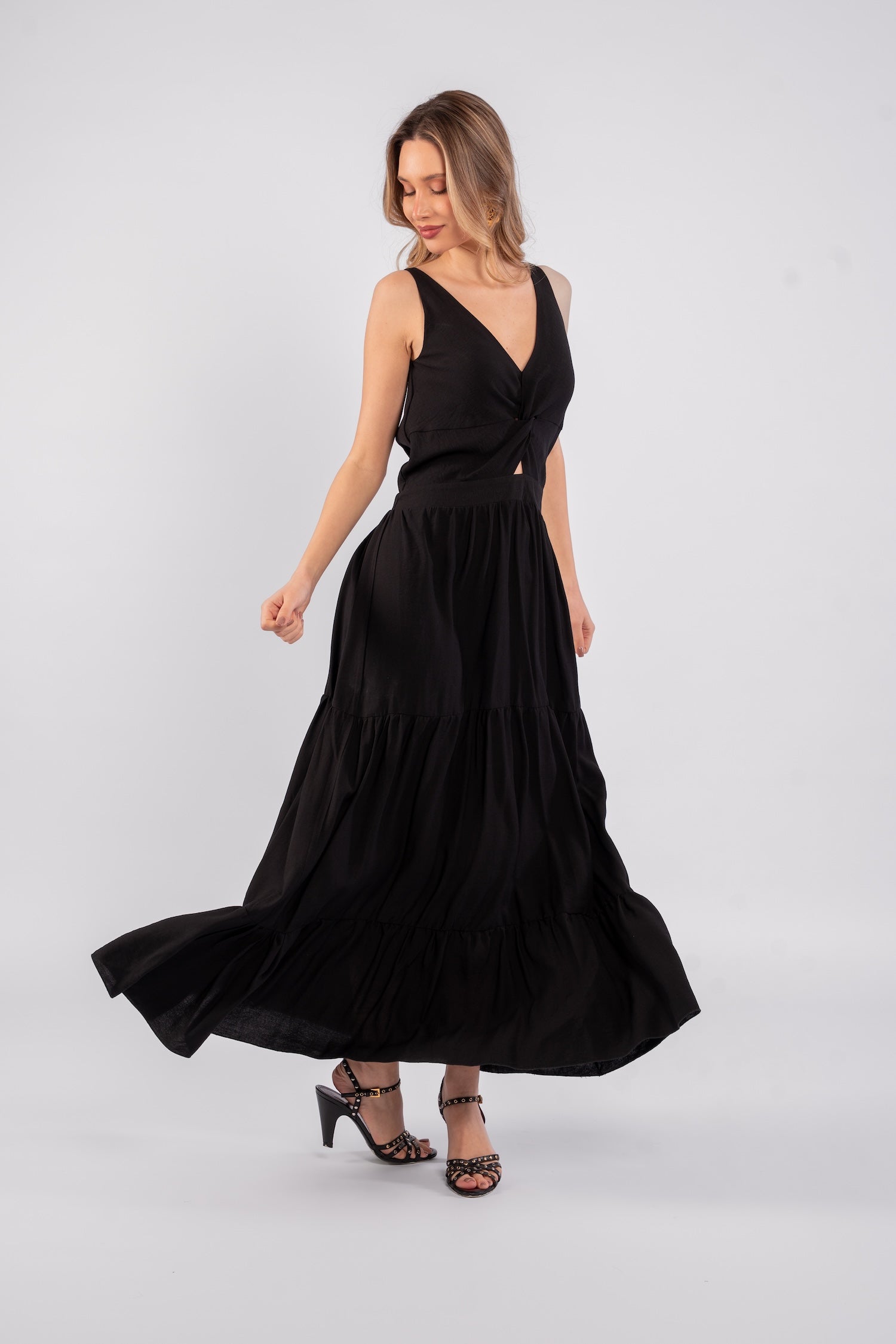 Adriana Maxi Dress - Black