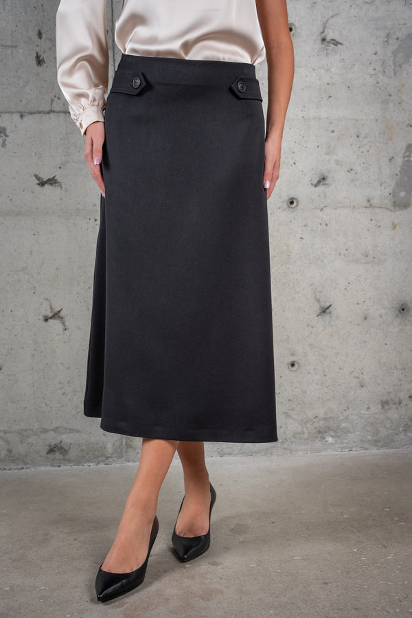 A-Line Midi Skirt