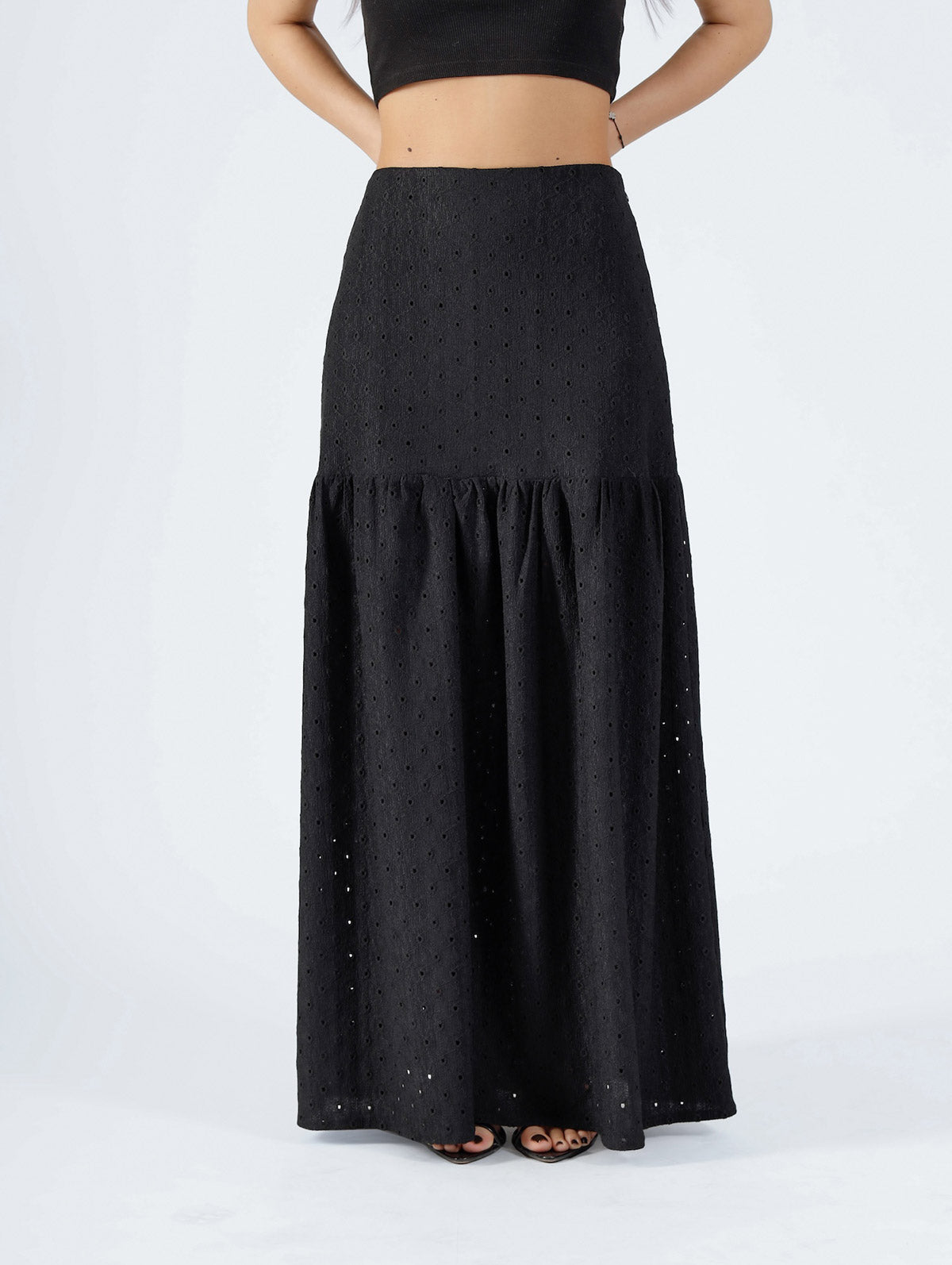 Juliet Maxi Skirt Black