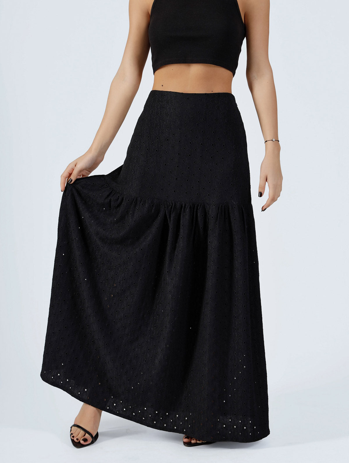 Juliet Maxi Skirt Black