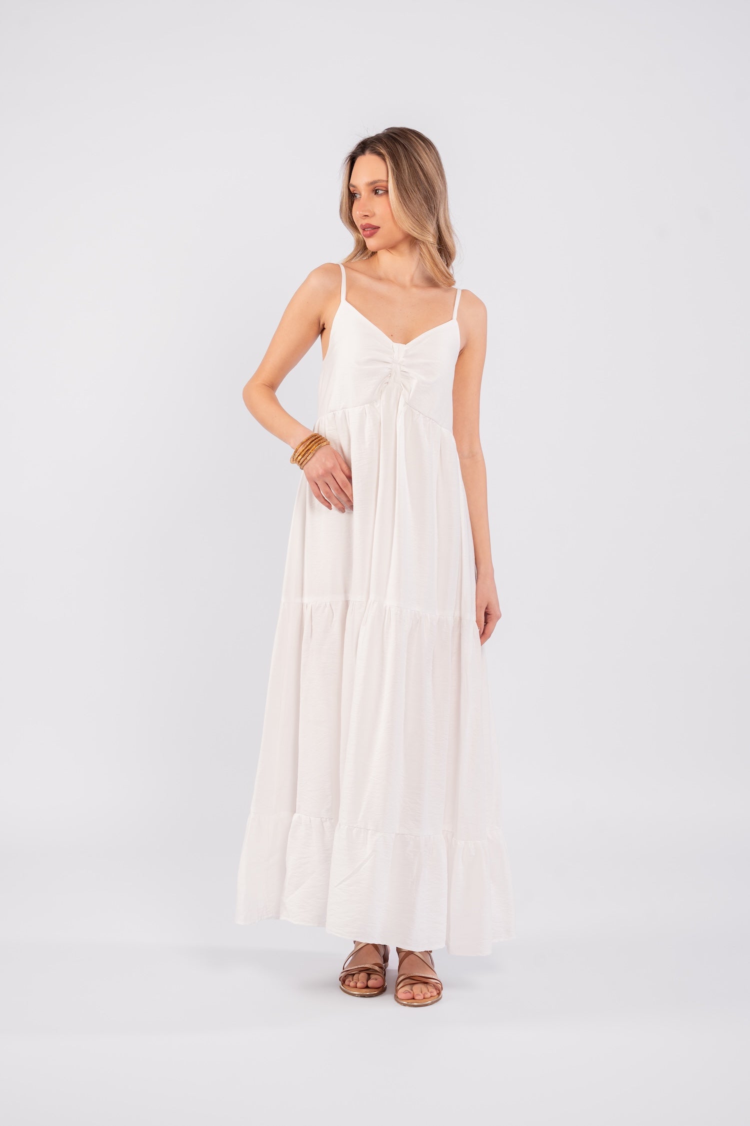 Leny Maxi Dress - White