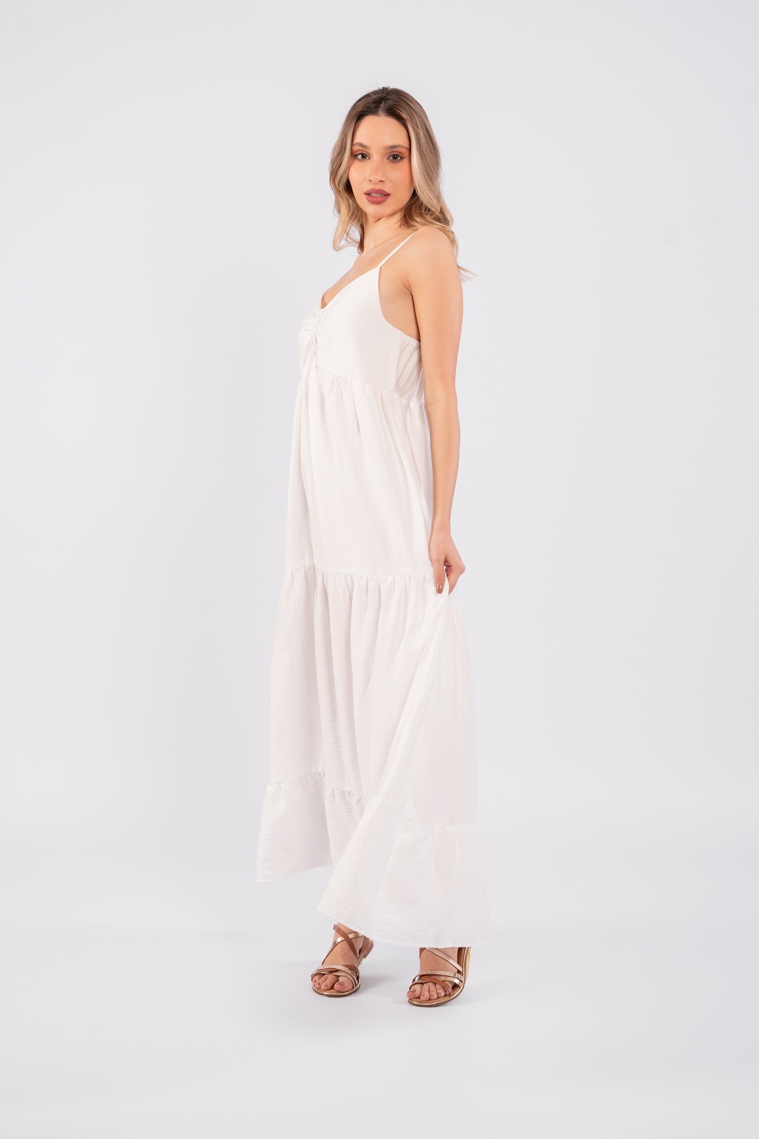 Leny Maxi Dress - White