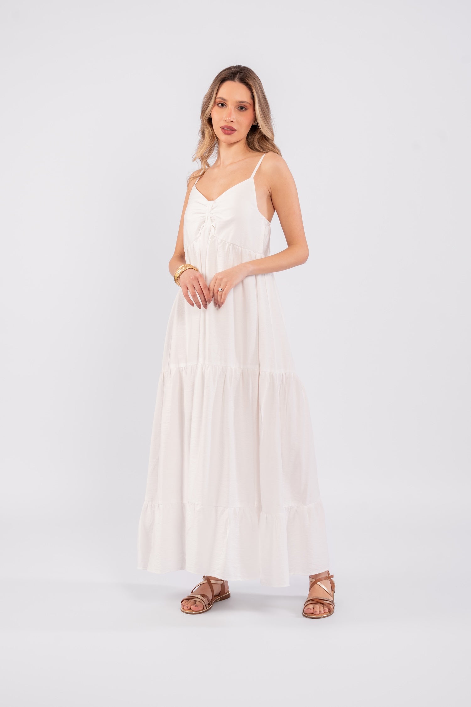 Leny Maxi Dress - White