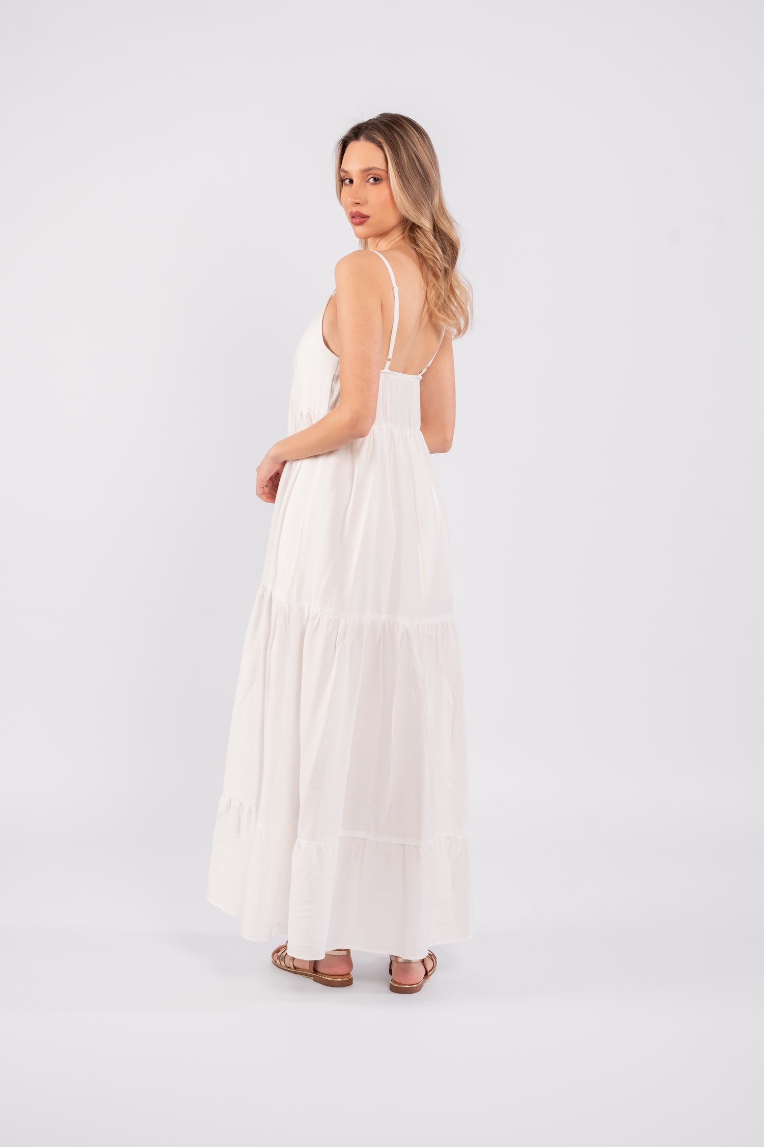 Leny Maxi Dress - White