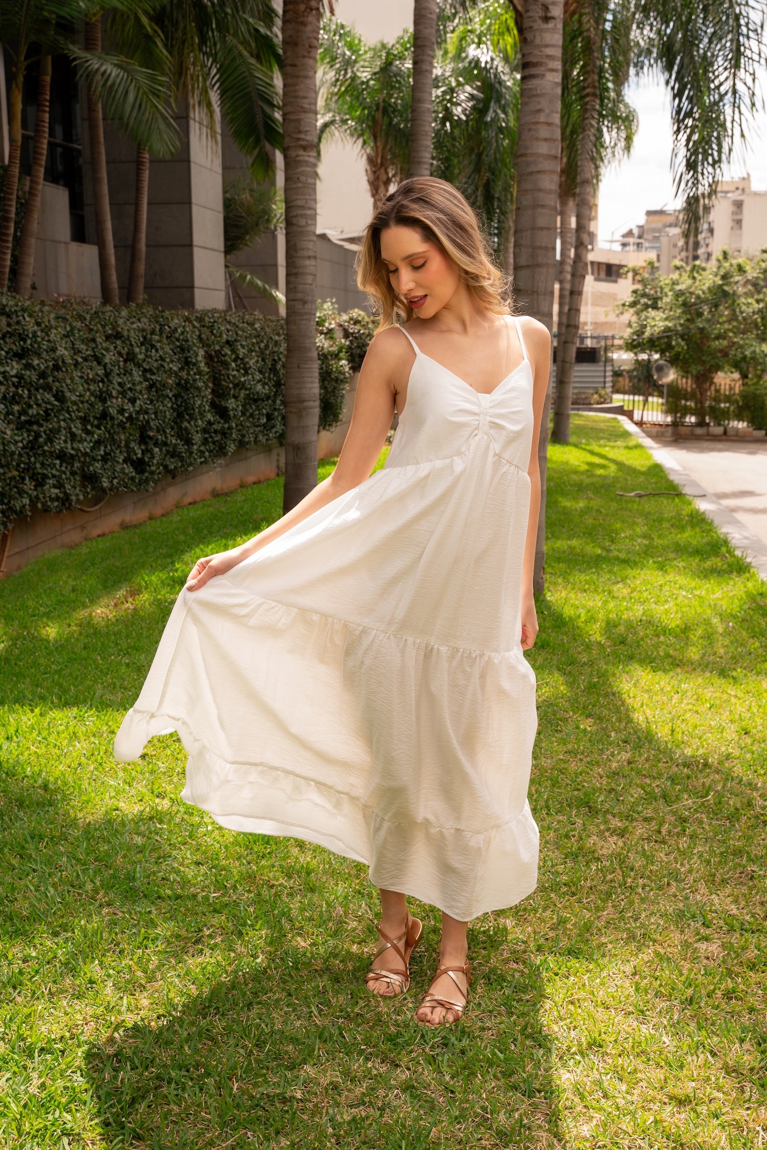Leny Maxi Dress - White