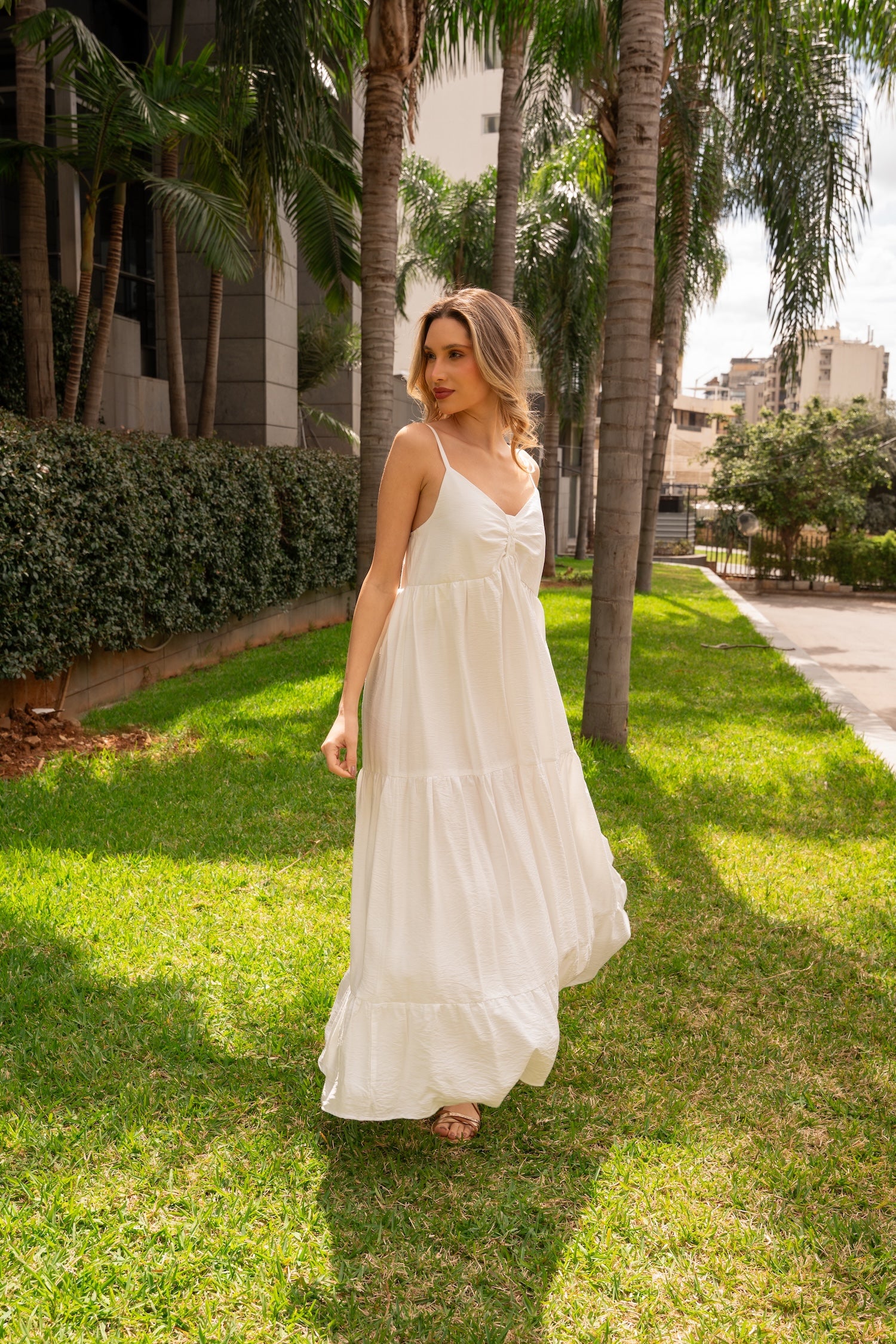 Leny Maxi Dress - White