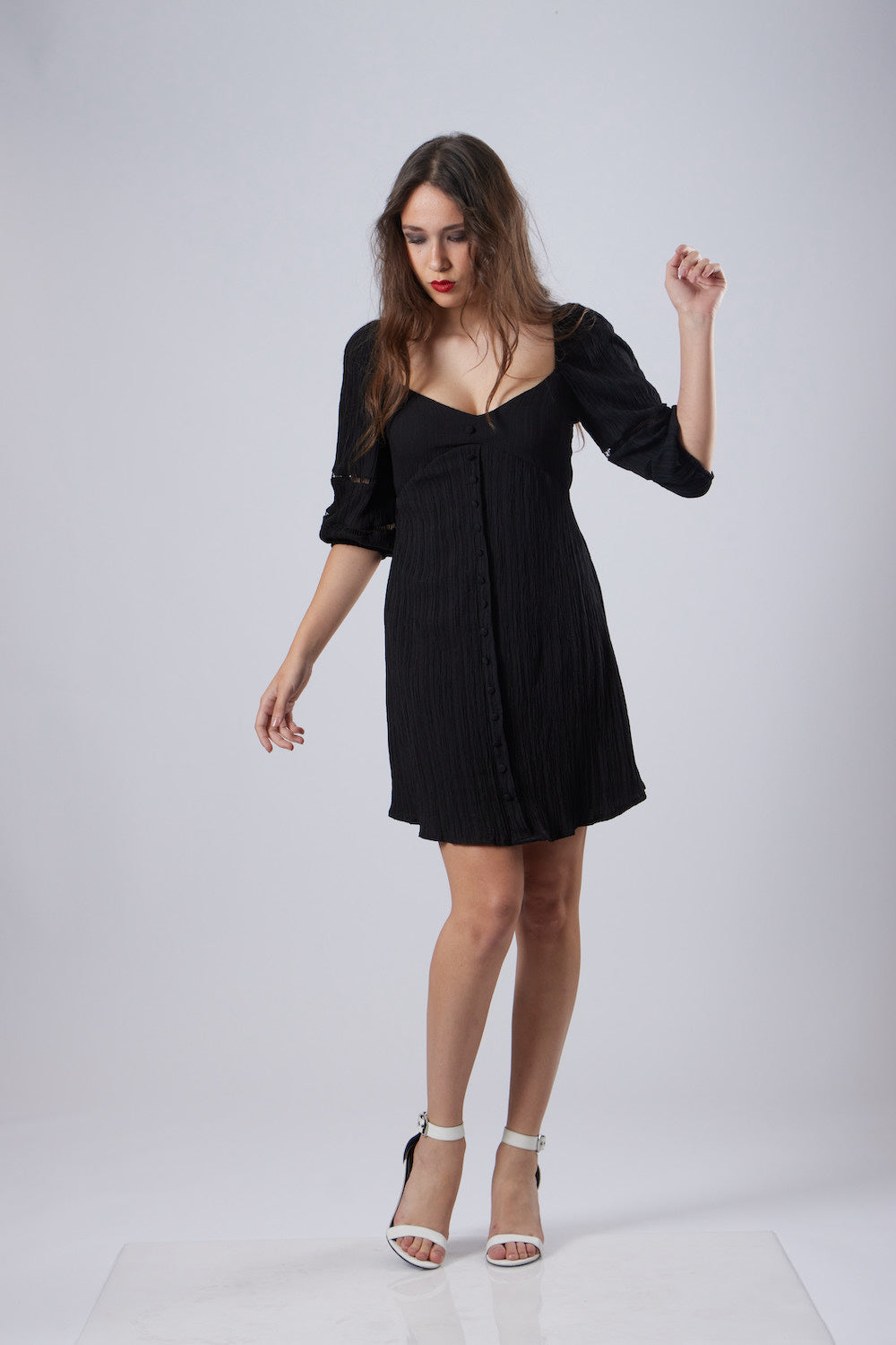 Mendy Short Dress - Black