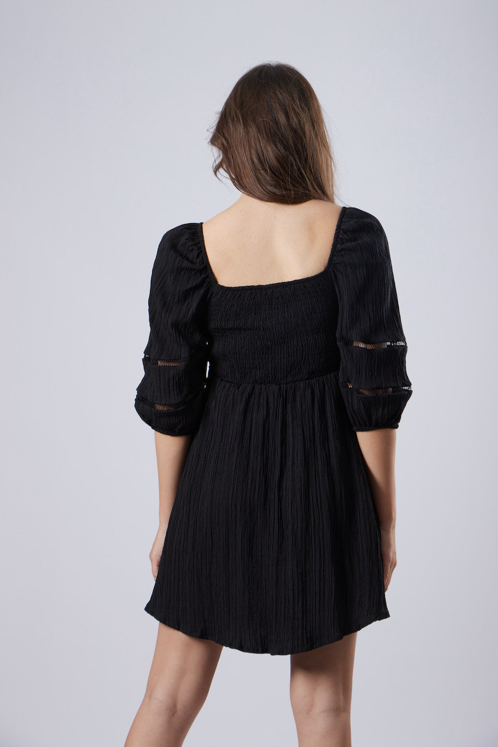 Mendy Short Dress - Black