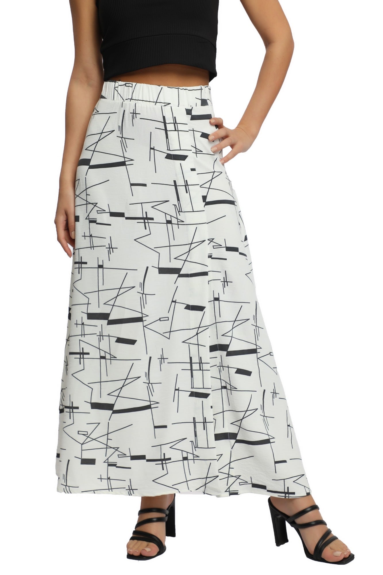 Alina Skirt - Black & White