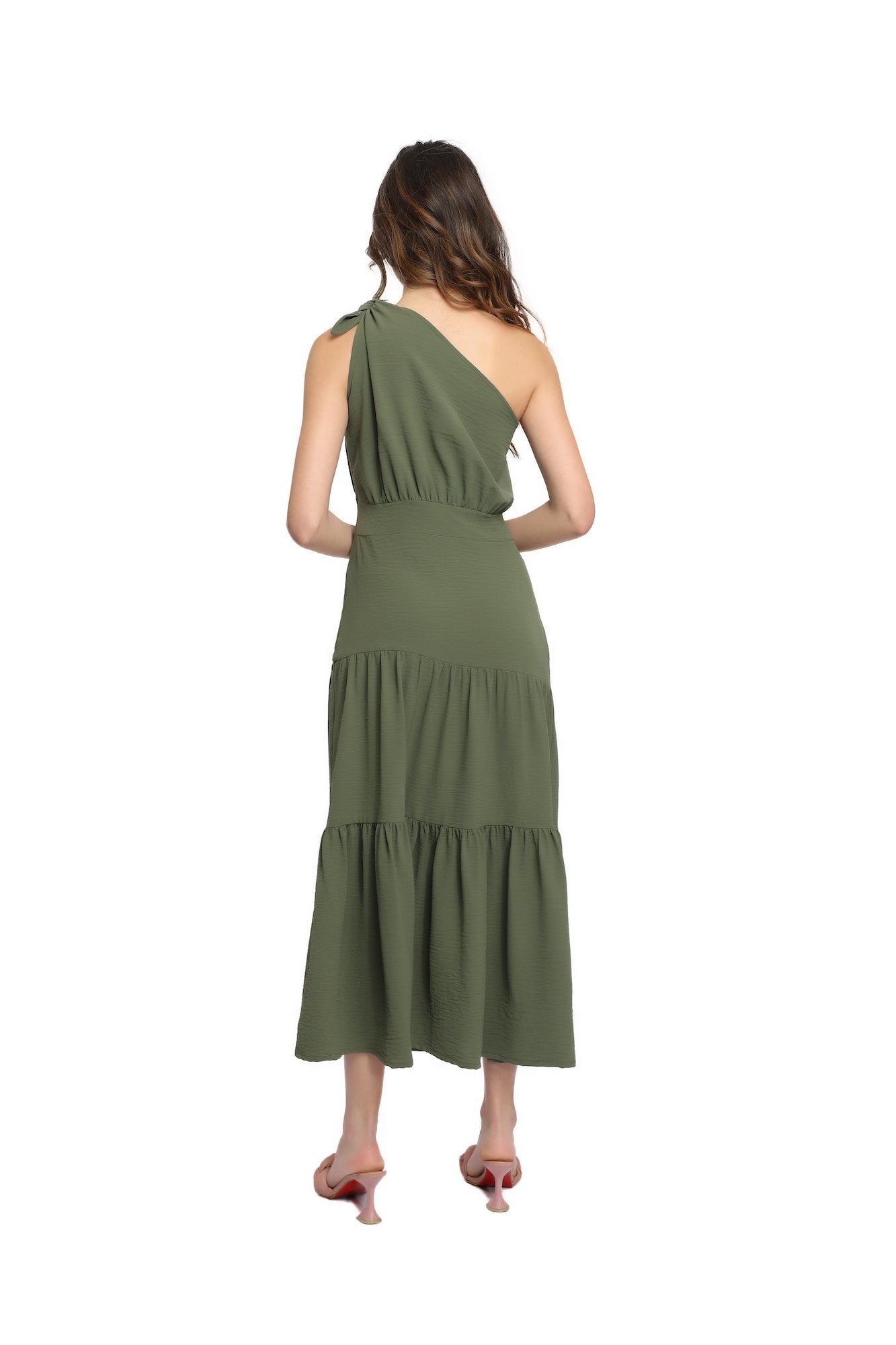 Emma Dress - Olive Green