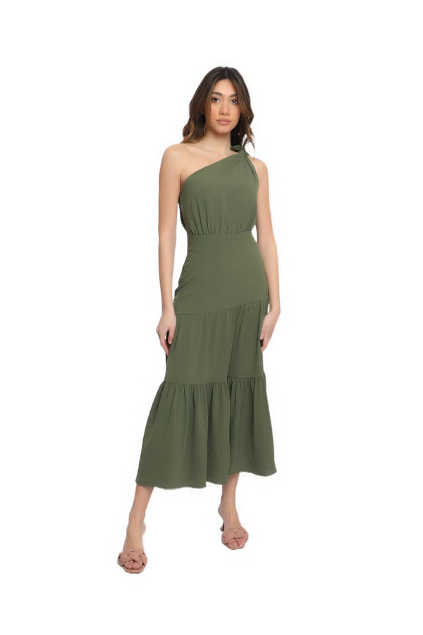 Emma Dress - Olive Green