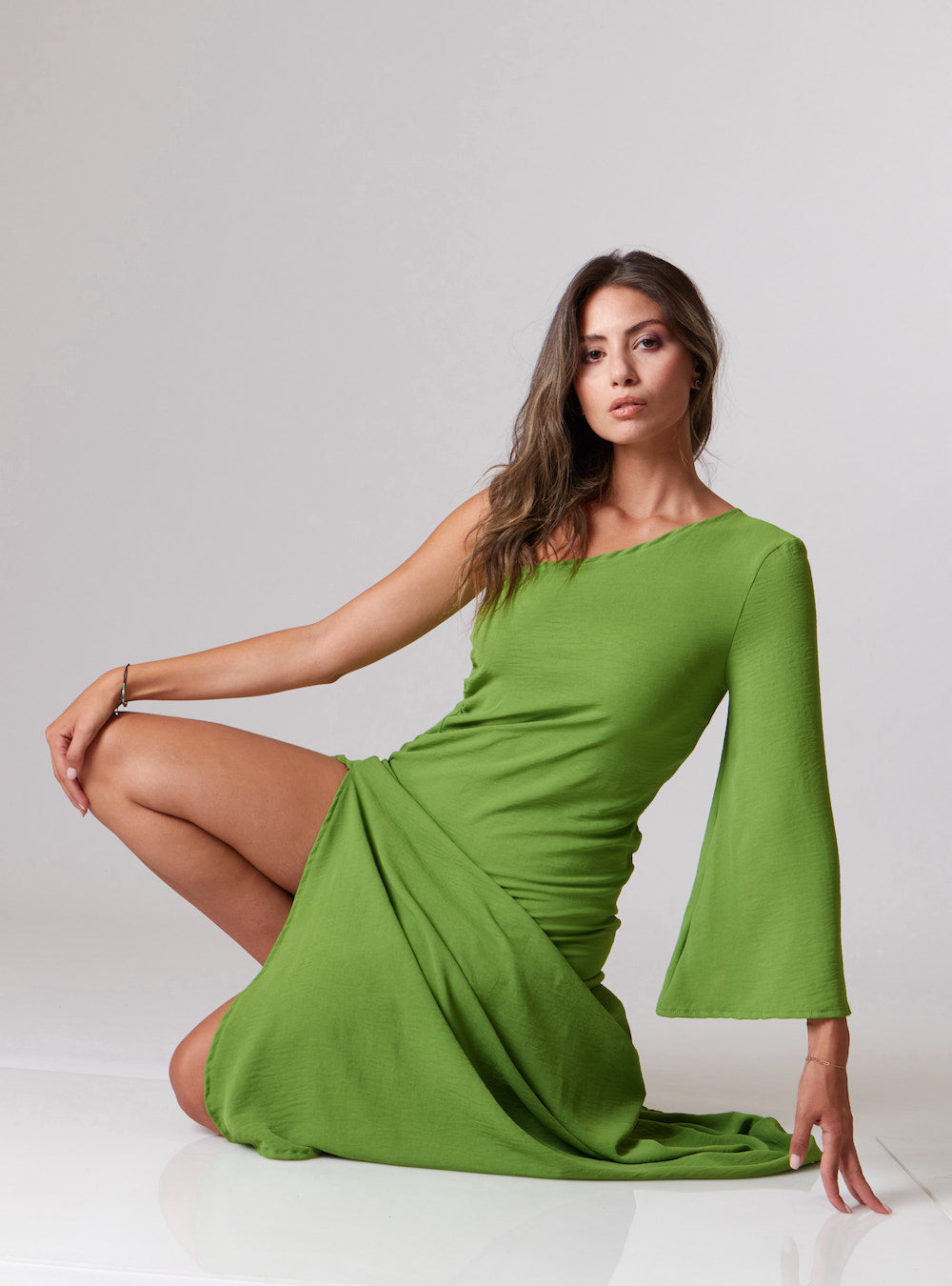 Kamea Dress - Anise Green