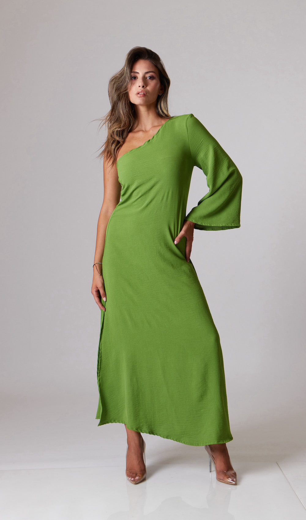 Kamea Dress - Anise Green