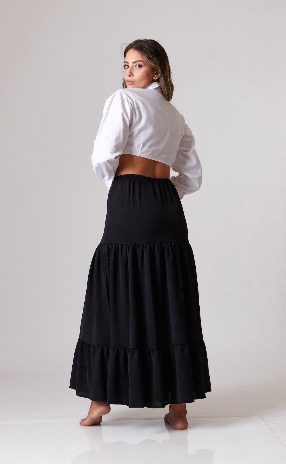 Leny Maxi Skirt - Black