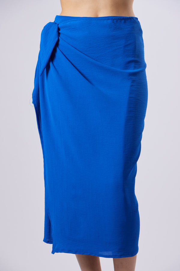 Indi Wrap Skirt - Gipsy Blue