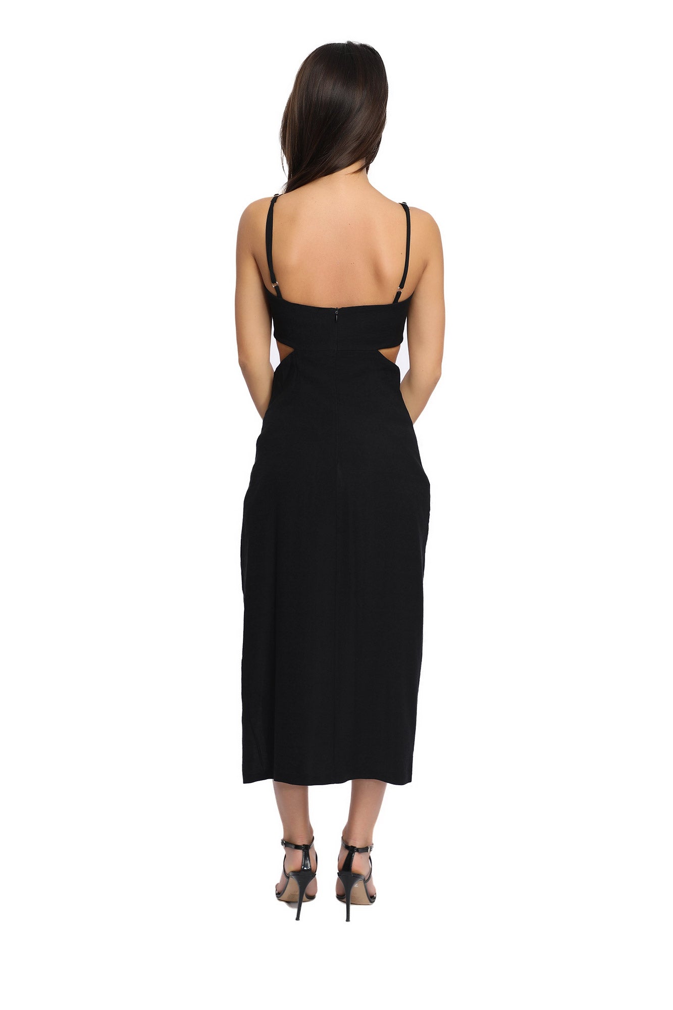 Tala Midi Dress - Black