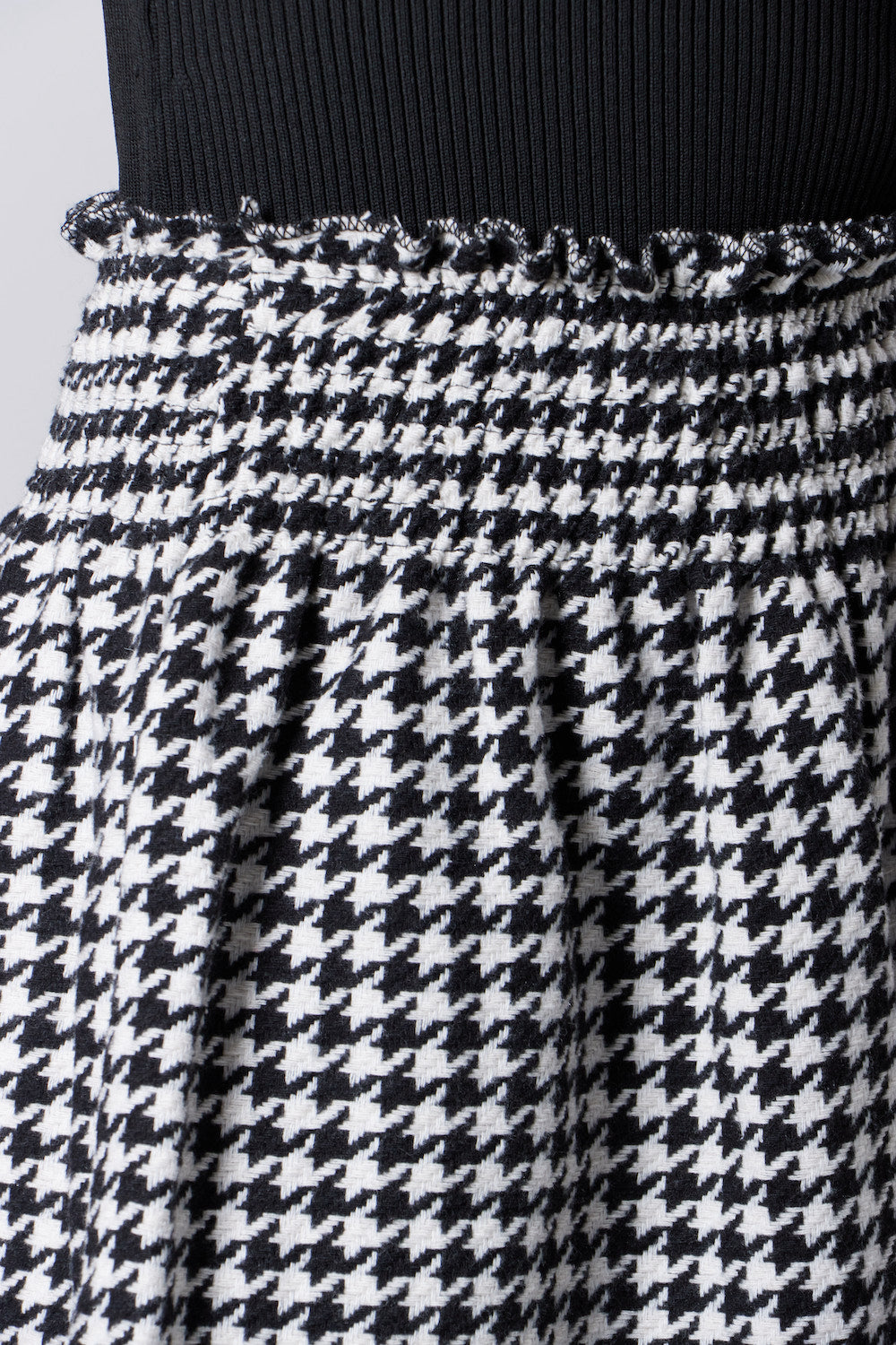 Houndstooth Mini Skirt