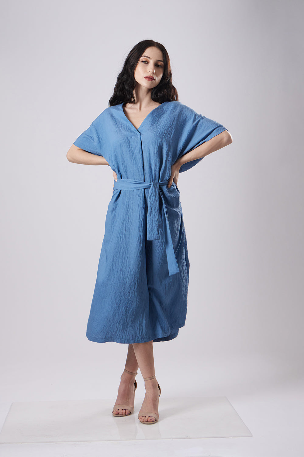 Tracy Short Dress - Sky Blue